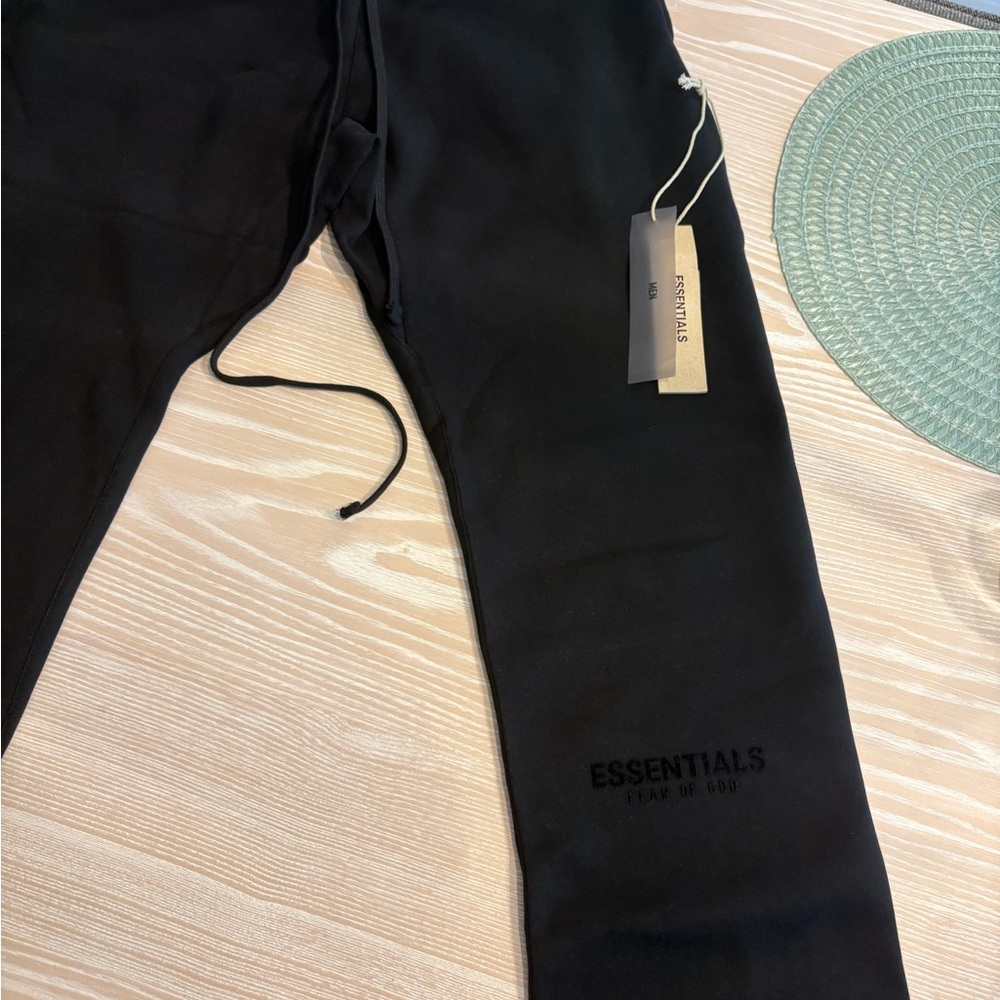 Essentials Men's Black Joggers